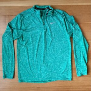 Nike Running 1/4 Zip Pullover Long Sleeve Running Shirt Mens Medium DRI-FIT